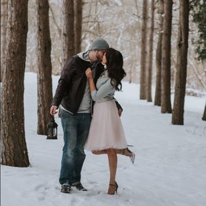 🎀 Pink tulle skirt